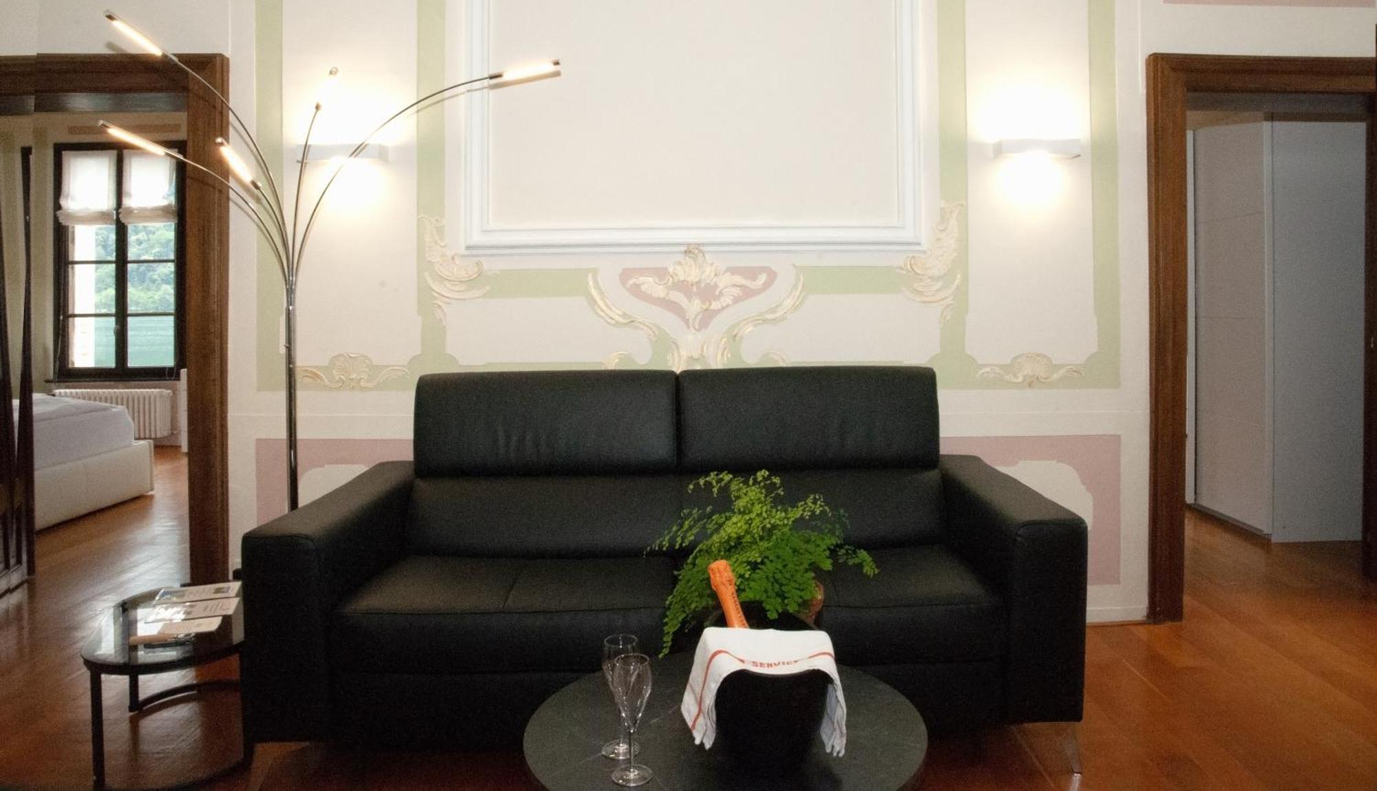 Albergo Ristorante Della Posta Morcote Exterior foto